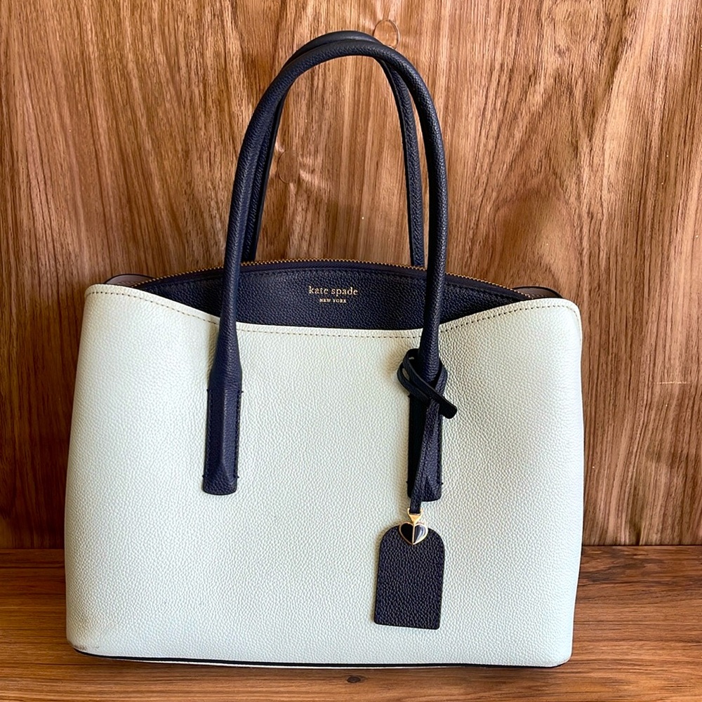 Pre-owned Kate Spade Two Tone Crossbody Bag / Handbag! Blue Tones